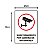Placa Monitoramento Câmera Segurança Chapa PVC 28x20cm - Imagem 3