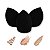 Kit 12 Esponja Gota Chanfrada Preta Maquiagem Base Corretivo - Imagem 6