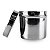 Frasco Armazenamento Aço Inox 8CM Gaze Algodão Consultório - Imagem 4