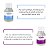 Kit 4 Base Tratamento Cetim Incolor Mega Extra Brilho 60ml - Imagem 3