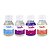 Kit 4 Base Tratamento Cetim Incolor Mega Extra Brilho 60ml - Imagem 2