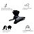 Kit 24 Presilha Prendedor Preto Sorriso Cabelo Profissional - Imagem 3