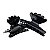 Kit 24 Presilha Prendedor Preto Sorriso Cabelo Profissional - Imagem 4