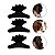 Kit 24 Presilha Prendedor Preto Sorriso Cabelo Profissional - Imagem 1