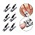 Kit 6 Cortador Unha Grande Lixa Manicure Pedicure Aço Inox - Imagem 1