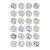 Kit 24 Glitter Decoração Unhas Nail Art Maquiagem Branco - Imagem 3