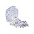 Kit 24 Glitter Decoração Unhas Nail Art Maquiagem Branco - Imagem 4