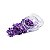Kit 24 Glitter Decoração Unhas Gel Nail Art Maquiagem Roxo - Imagem 5