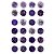 Kit 24 Glitter Decoração Unhas Gel Nail Art Maquiagem Roxo - Imagem 3