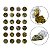 Kit 24 Glitter Decoração Unha Gel Nail Art Maquiagem Dourado - Imagem 2
