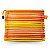 Kit 3 Necessaire Estojo Nylon Colorida Viagem Escola Make - Imagem 8