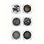 Kit 6 Glitter Pó Cromado Metalizado Unhas Gel Nail Art Prata - Imagem 2