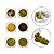 Kit 6 Glitter Pó Cromado Metalizado Unhas de Gel Dourado - Imagem 2