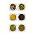Kit 6 Glitter Pó Cromado Metalizado Unhas de Gel Dourado - Imagem 3