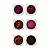 Kit 6 Glitter Pó Cromado Metalizado Unhas de Gel Vermelho - Imagem 3