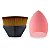 Kit Pincel Mágico Oval + Esponja Base Rosto Pele Maquiagem - Imagem 5