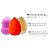 Kit Pincel Mágico Oval + Esponja Base Rosto Pele Maquiagem - Imagem 2