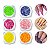 Kit 6 Glitter Flocado Decoração Unhas Encapsulada Gel Fibra - Imagem 1