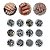 Kit 12 Glitter Prata Decoração Unhas Encapsulada Gel Fibra - Imagem 2