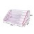Expositor Suporte Esmaltes Acrílico 5 Degraus Rosa Para 60un - Imagem 2