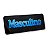 Kit 2 Placa Sinalização Masculino Feminino Preto Azul Rosa - Imagem 2