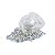 Kit 24 Glitter Decoração Encapsulamento Unhas Nail Art Prata - Imagem 5