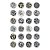 Kit 24 Glitter Decoração Encapsulamento Unhas Nail Art Prata - Imagem 3
