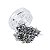 Kit 24 Glitter Decoração Encapsulamento Unhas Nail Art Prata - Imagem 4