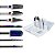 Kit 7 Brocas Tungstênio Diamantada + Caixa Suporte Unhas Gel - Imagem 1
