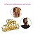 Kit 2 Presilha Prendedor Cabelo Concha Estrela Dourada Metal - Imagem 5