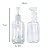 Kit 4 Frascos 50ml Viagem Pump Spray +  Case Plástica Rosa - Imagem 4