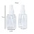 Kit 4 Frascos 50ml Viagem Pump Spray + Case Plástica Verde - Imagem 4