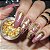 Kit 12 Folha de Ouro Tons de Dourado Unhas Encapsulamento - Imagem 4