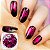 Kit 12 Folhas de Ouro Rosa Roxo Vermelho Unhas Encapsulada - Imagem 3