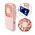 Mini Ventilador Rosa Recarregável Cílios Maquiagem + Suporte - Imagem 1