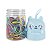 Kit 3 Potes Mini Elásticos de Silicone Colorido 450 Unidades - Imagem 2