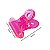 Kit 36 Presilhas Rosa Curvatura C Unhas de Gel Pequeno 22 mm - Imagem 2
