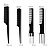 Kit 10 Pente Cabeleireiro Profissional Penteado Trança Corte - Imagem 2