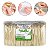 Kit 1000 Palitos de Bambu Ponta Chanfro 14 cm Cutículas Unha - Imagem 1