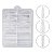 Kit 144 Molde F1 Bailarina Quadrada Stiletto Unhas Polygel - Imagem 1