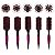 Kit 5 Escova de Cabelo Térmicas Cerdas Duplas Profissional - Imagem 3