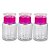 Kit 3 Porta Acetona Plástico Removedor Esmalte Dosador 100ml - Imagem 2