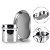 Kit Bandeja Cuba Rim Aço Inox + Porta Gaze Odonto Podologia - Imagem 1