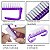 Kit 4 Escovinhas Manicure Pedicure Limpeza Higiene de Unhas - Imagem 2