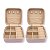 Kit 2 Mini Porta Joia Organizador Divisória Forrado Rosa - Imagem 3