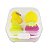 Kit 4 Esponja de Maquiagem Frutas Morango Pêra Limão Abacate - Imagem 6