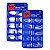Kit 200 Unha Postiça Almond Curta Branca Transparente Nail - Imagem 6