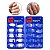 Kit 200 Unha Postiça Almond Curta Branca Transparente Nail - Imagem 1