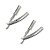 Kit 2 Navalhete Aço Inox Barbearia Barba Cabelo Profissional - Imagem 5