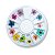Kit 3 Discos Flores Secas Decoração Encapsulamento de Unhas - Imagem 4